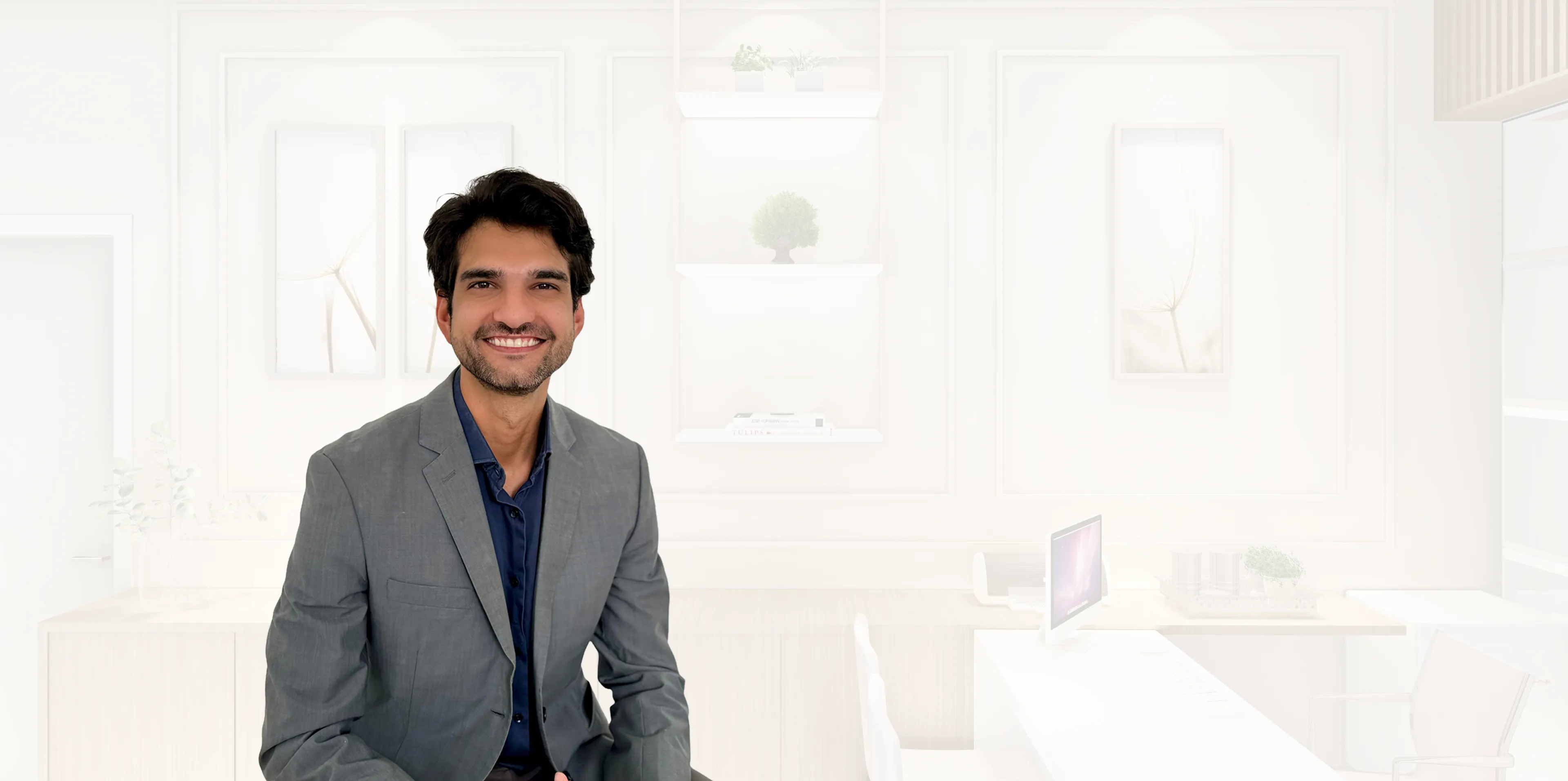 Dr. Filipe em consultório